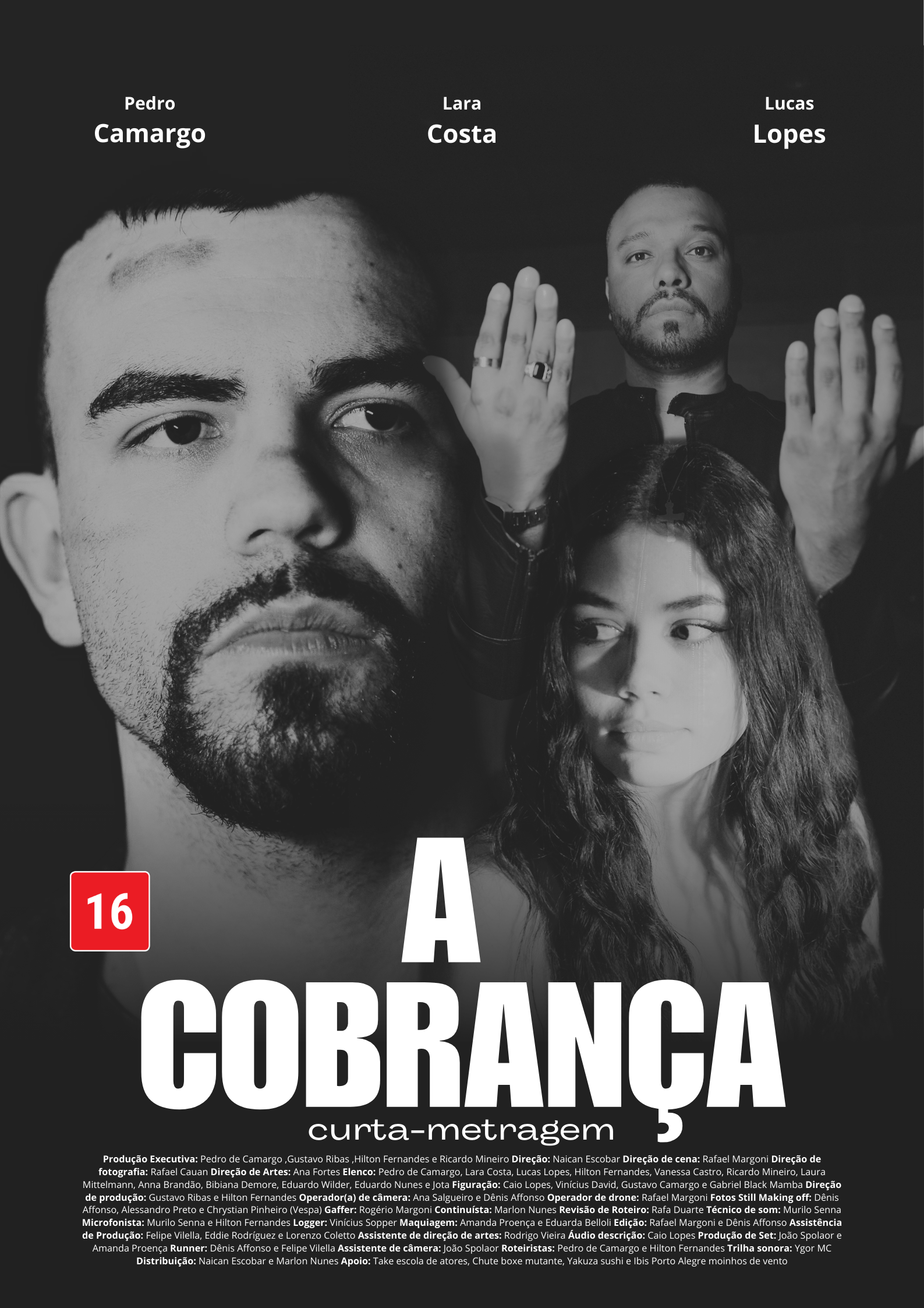 Cartaz oficial do filme A Cobrança na Dedallus Play
