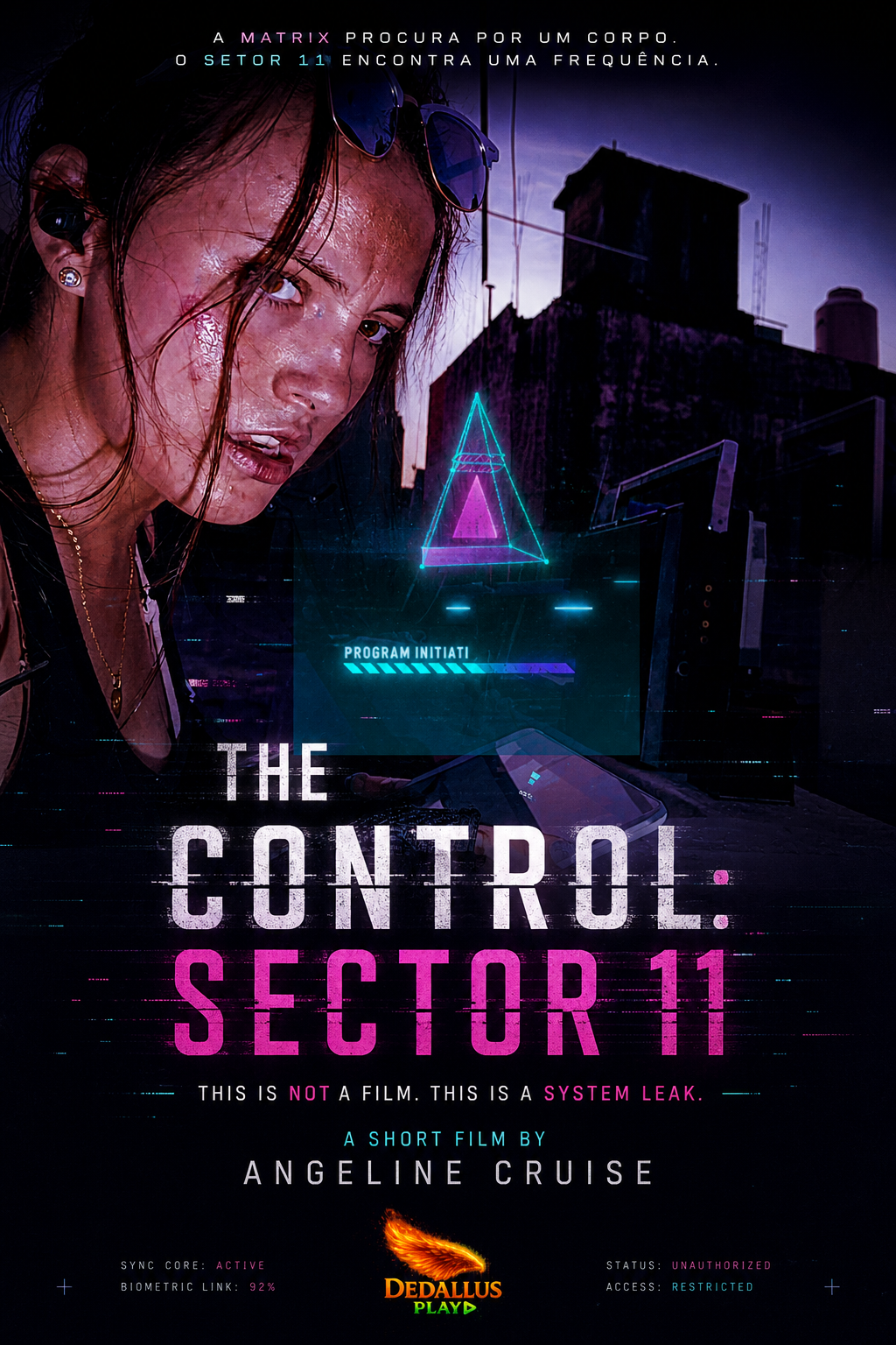 Cartaz oficial do filme The Control – Sector 11 na Dedallus Play