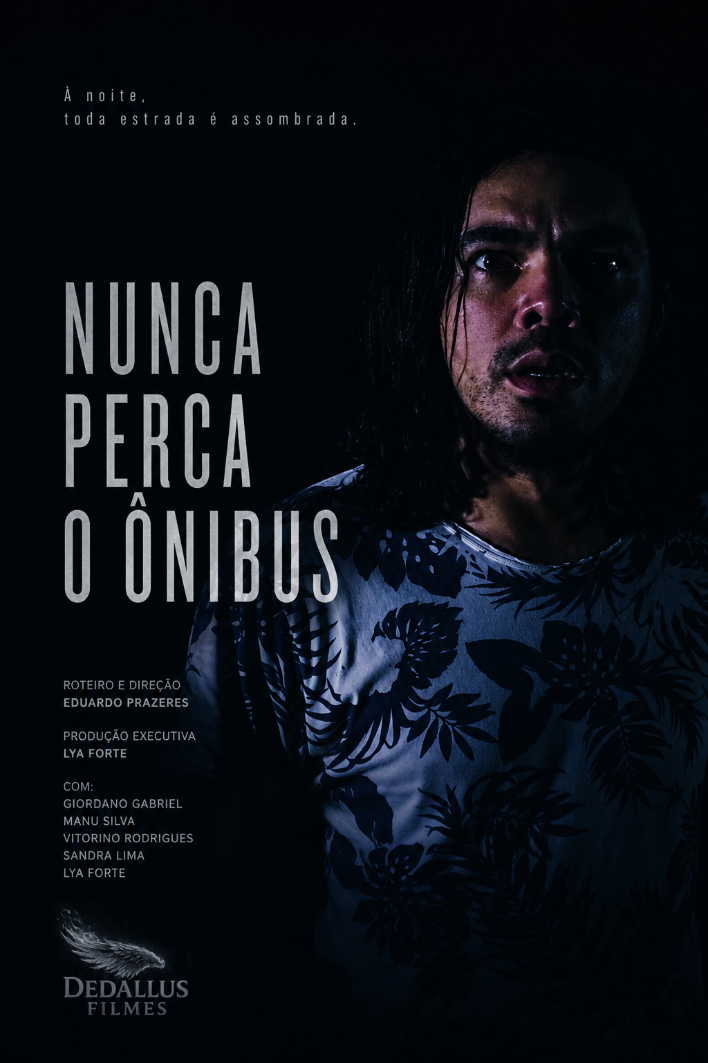 Cartaz oficial do filme Nunca Perca o Ônibus na Dedallus Play