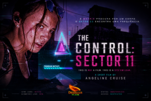 Cartaz oficial do filme cyberpunk THE CONTROL Sector 11