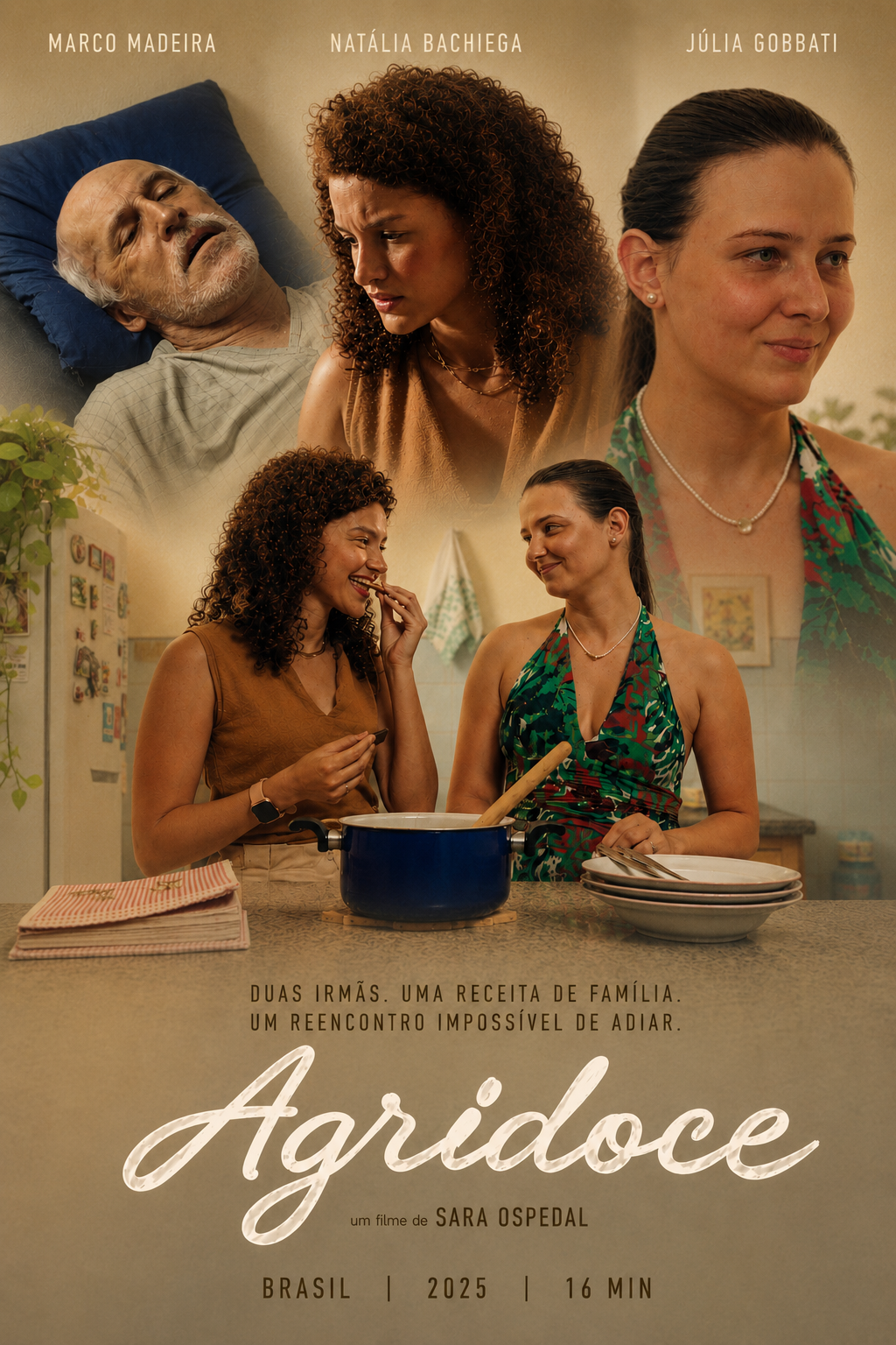 Cartaz oficial do filme AGRIDOCE na Dedallus Play